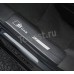 Накладки на пороги AUDI Q5 "Черный титан" 2010-2018г.