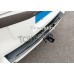 Накладки на порог багажника и задний бампер "Черный титан" TOYOTA PRADO 150  2009-2020г.